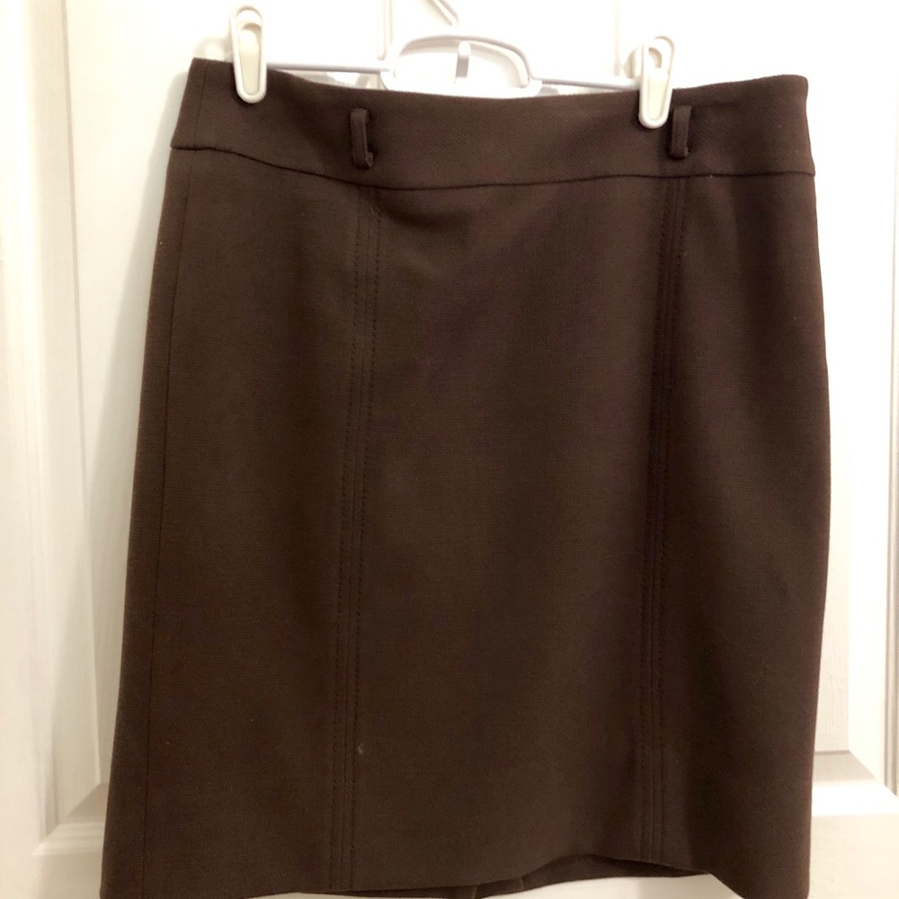 Ann Taylor Loft Brown Skirt - Picture 2 of 7